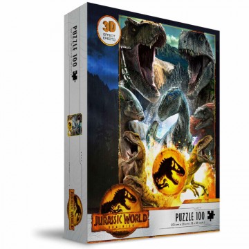 Puzzle 3D Dinosaurios Jurassic World 100pzs SD TOYS - 1
