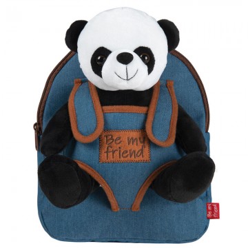 Mochila + peluche Panda Paul 26cm