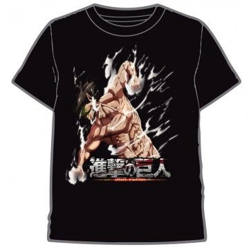 Camiseta Eren Yeager Attack on Titan adulto SELECTA VISION - 1
