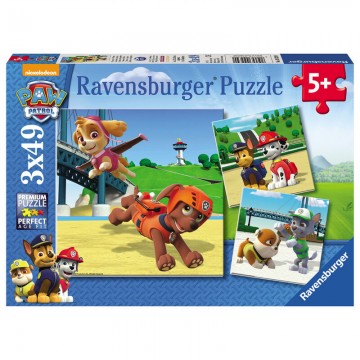 Puzzle Patrulla Canina Paw Patrol 3x49pzs RAVENSBURGER - 1