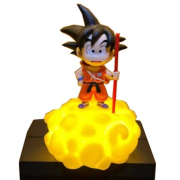 Luminária figura Goku Dragon Ball 16cm