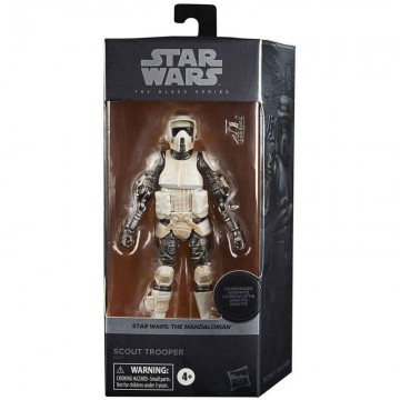 Figura Scout Trooper Carbonized Black Series Star Wars 15cm HASBRO - 1