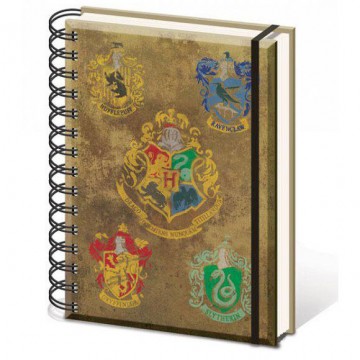 Caderno A5 Hogwarts Harry...