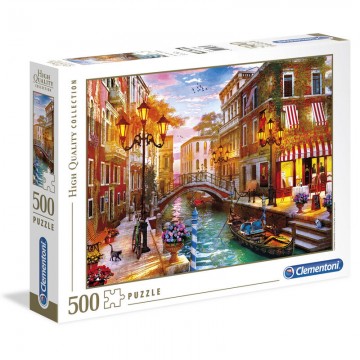 Puzzle Sunset em Veneza 500pcs
