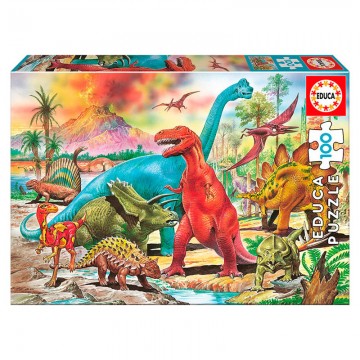 Dinossauros quebra-cabeça...