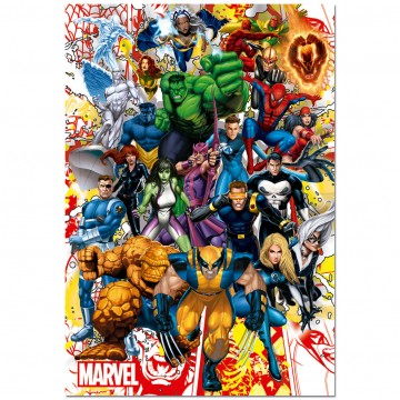 Quebra-cabeça Marvel Heroes...