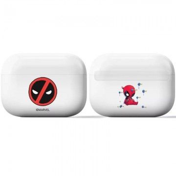 Capa protetora Marvel Deadpool AirPods PRO 002/branco Leotec - 1