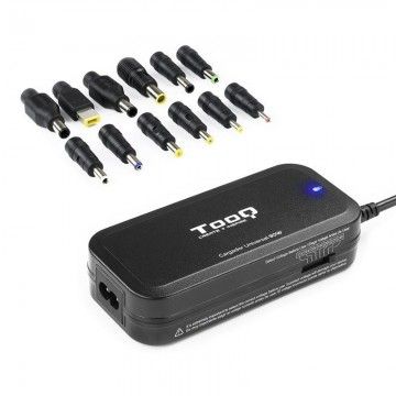 Carregador de Notebook TooQ TQLC-90BS02M/ 90W/ Manual/ 12 Conectores/ Voltagem 15-24V/ 1 USB TOOQ - 1