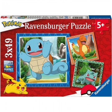 Puzzle Pokémon 3x49pcs