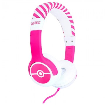 Fones de ouvido cor-de-rosa...