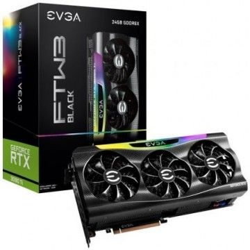 Placa Gráfica Gráfica EVGA GeForce RTX 3090 Ti FTW3 BLACK GAMING 24GB GDDR6X EVGA - 1