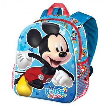 Mochila 3D House Mickey Disney 31cm