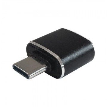 Adaptador USB 3.0 tipo C Aisens A108-0369/ USB tipo C macho - USB fêmea AISENS - 1