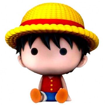 Figura hucha Chibi Luffy One Piece 16cm PLASTOY - 1