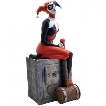 Figura hucha Harley Quinn DC caja fuerte PLASTOY - 1
