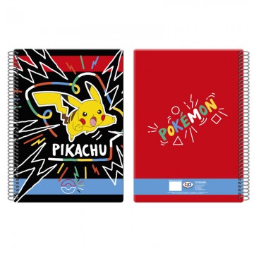 Caderno Pokémon Pikachu A4