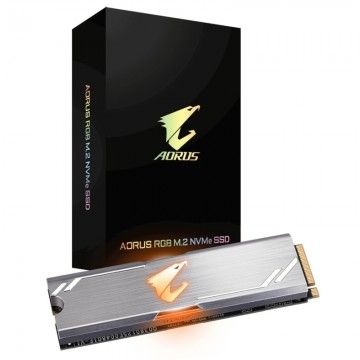 Disco SSD Gigabyte AORUS RGB 512GB M.2 NVMe Com Cooler GIGABYTE - 1