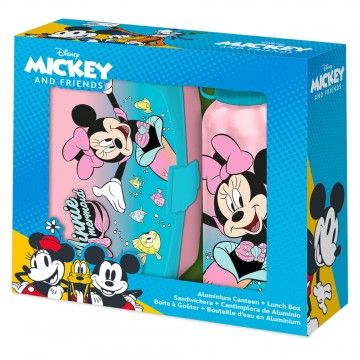 Sanduicheira Blister + Cantil Alumínio Minnie Disney 500ml DISNEY - 1