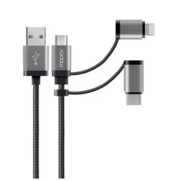 METRONIC MOOOV - Cabo USB-A 3 em 1 732116 METRONIC - 1