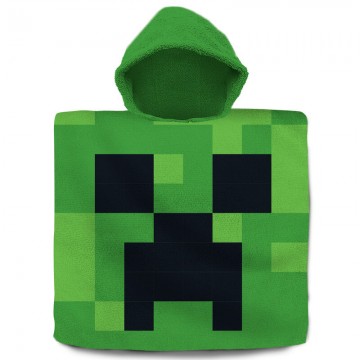 Poncho de toalha de Minecraft KIDS LICENSING - 1