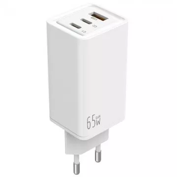 Leotec LECSPH65W3W/ 2x USB tipo C/ 1x USB/ carregador de parede 65W Leotec - 1