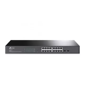 Switch TP-Link TL-SG2218 JetStream 16 Portas Gigabit Smart Switch com 2 slots SFP TP-LINK - 1