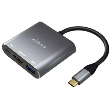 Adaptador USB tipo C Aisens A109-0669/ USB tipo C macho/ HDMI fêmea - USB fêmea - USB tipo C fêmea AISENS - 1