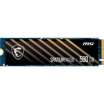 Disco SSD MSI Spatiun M450 500GB M.2 2280 PCIe4 Msi - 1