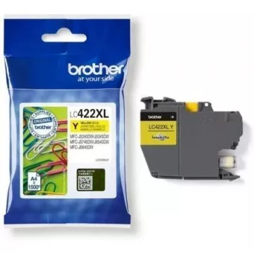 Tinteiro Original Brother LC-422 XL Alta Capacidade Amarelo BROTHER - 1