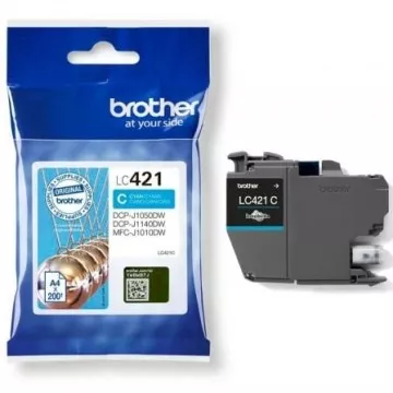 Tinteiro Original Brother LC421C Ciano BROTHER - 1