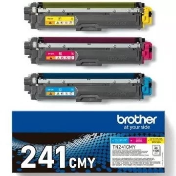 Toner Original Multipack Brother TN241CMY Azul Magenta  Amarelo BROTHER - 1