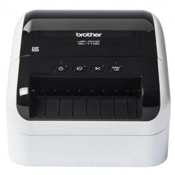 Impressora de Etiquetas Brother QL-1100C  Térmica   103mm  USB  Branca e Preto BROTHER - 1