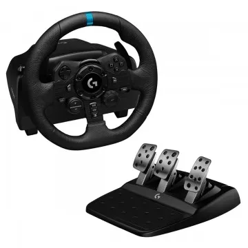 Simulador Volante com Pedais Logitech G923 Trueforce Compatível com PS4  PS5  PC LOGITECH - 1