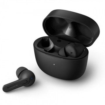 Earpods Bluetooth Philips TAT2206 com estojo de carga  Autonomia 6h  Preto PHILIPS - 1