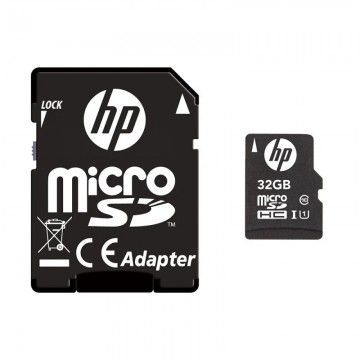 Micro Sd HP 32GB Uhs-I U1 com Adaptador SD HP - 1