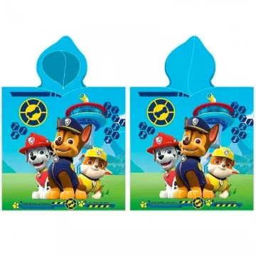 Poncho toalha Paw Patrol Paw Patrol microfibra NICKELODEON - 1