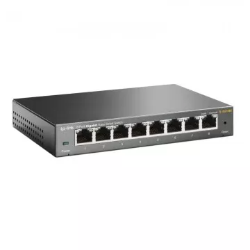 Switch TP-Link Easy Smart TL-SG108E 8 Portas  RJ-45  Gigabit TP-LINK - 1