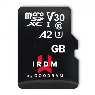 Micro Sdhc Goodram 64Gb IRDM UHS-I U3 A2 Com Adaptador SD Goodram - 1