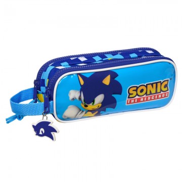Estojo duplo Speed Sonic The Hedgehog SAFTA - 1