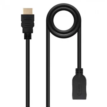 Cabo de Extensão HDMI Nanocabo 10.15.1012/ HDMI Macho - HDMI Fêmea/ 2m/ Preto NANO CABLE - 1