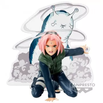 Figura Sakura Haruno Painel Óculos Naruto Shippuden 9cm BANPRESTO - 1