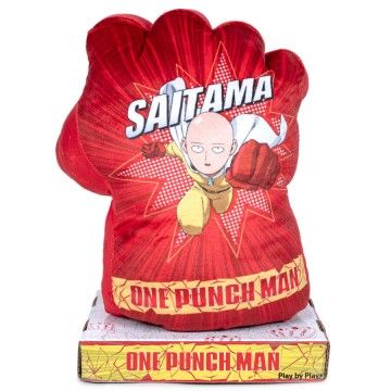 One Punch Man Manopla Saitama Pelúcia 25cm  - 1