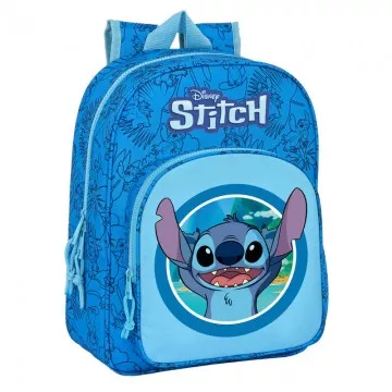 Mochila Disney Stitch 34cm adaptável SAFTA - 1