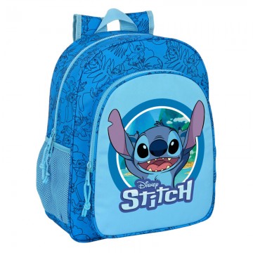 Mochila Stitch Disney 38cm adaptável SAFTA - 1