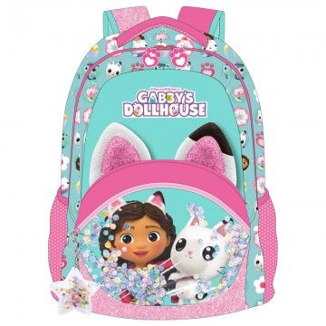 Mochila Casa de Bonecas Gabby 32cm KIDS LICENSING - 1