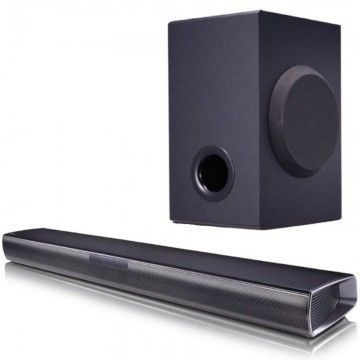 Sound Bar com Bluetooth LG SQC1/ 160W/ 2.1/ Preto LG - 1