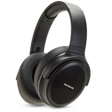 Fones de ouvido sem fio Aiwa HST-250BT/BK/ com microfone/ Bluetooth/ Preto  - 1