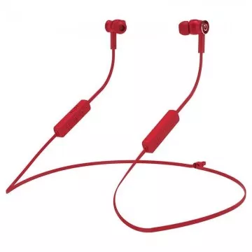 Hiditec Aken INT010000 Fones de ouvido intra-auriculares sem fio/com microfone/Bluetooth/vermelho  - 1