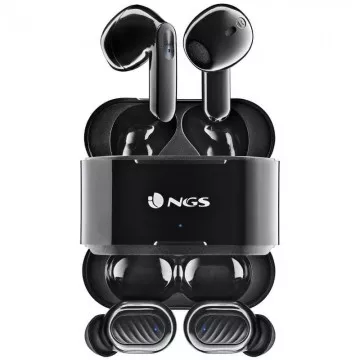 Fones de ouvido NGS Ártica Duo Bluetooth com estojo carregador/ 5h de autonomia/ Preto NGS - 1