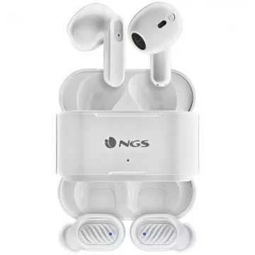 Fones de ouvido NGS Ártica Duo Bluetooth com estojo carregador/ 5h de autonomia/ Branco NGS - 1